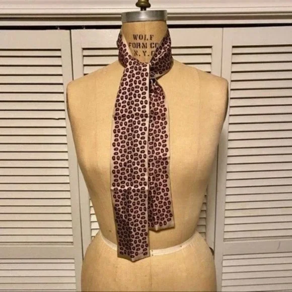 Vintage‎ Liz Claiborne silk paisley tie scarf - Picture 6 of 11